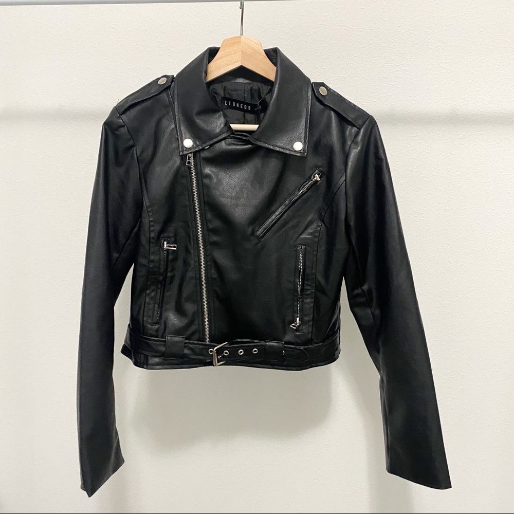 Lioness Faux Leather Jacket